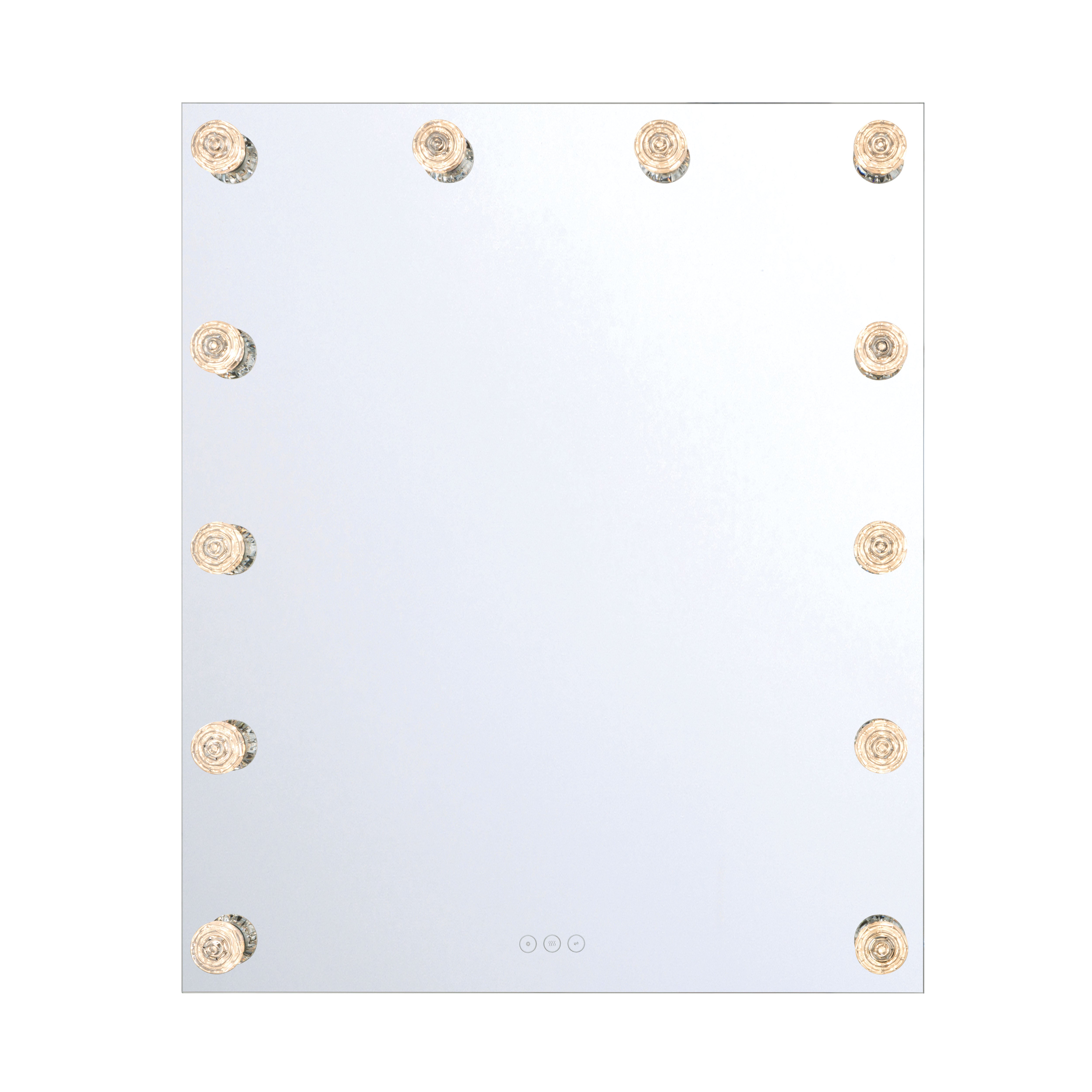 Starlight LED 30in Mirror with Glass Rose Diffusers