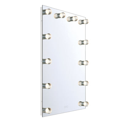 Starlight LED 30in Mirror with Cut Crystal Ball Diffusers