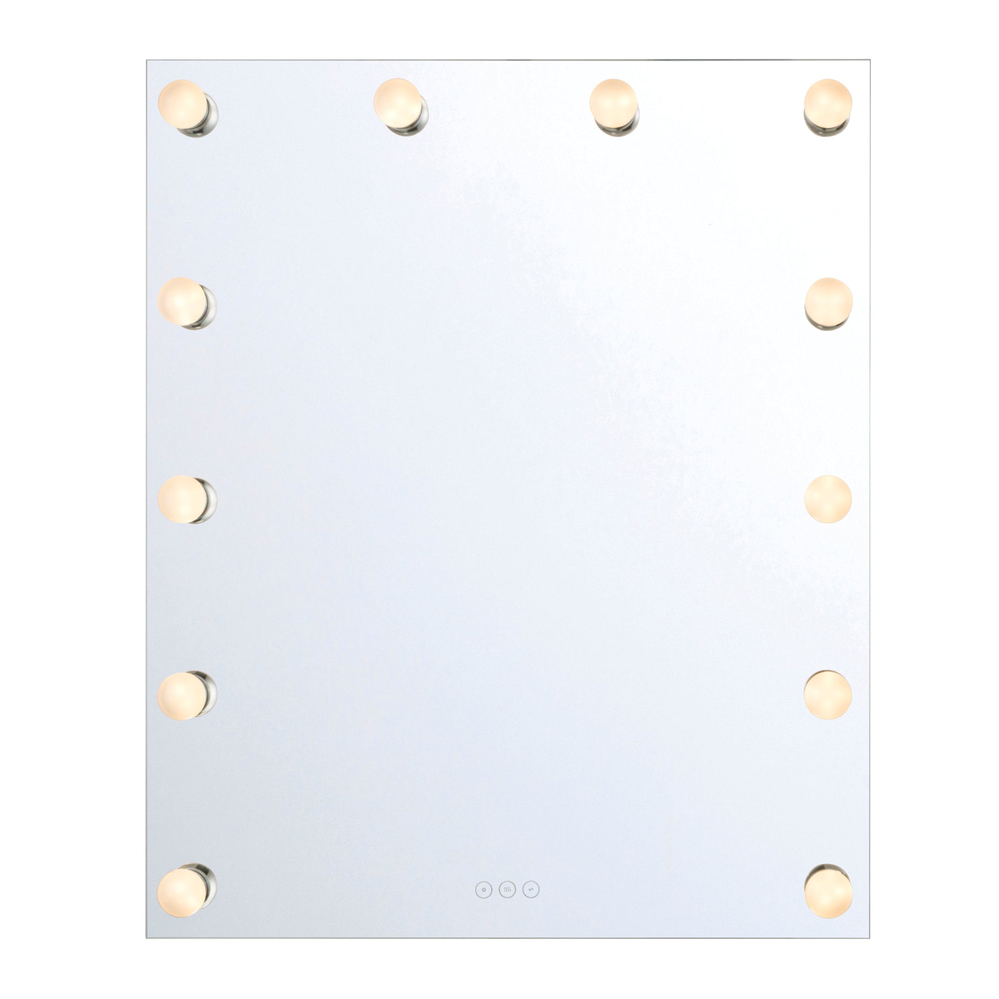 Starlight LED Mirror - Clear Glass Globe / 30"W x 36"H - Golden Lighting