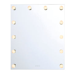 Starlight LED Mirror - Clear Glass Globe / 30"W x 36"H - Golden Lighting