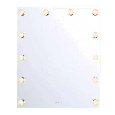 Starlight LED Mirror - Clear Glass Globe / 30"W x 36"H - Golden Lighting