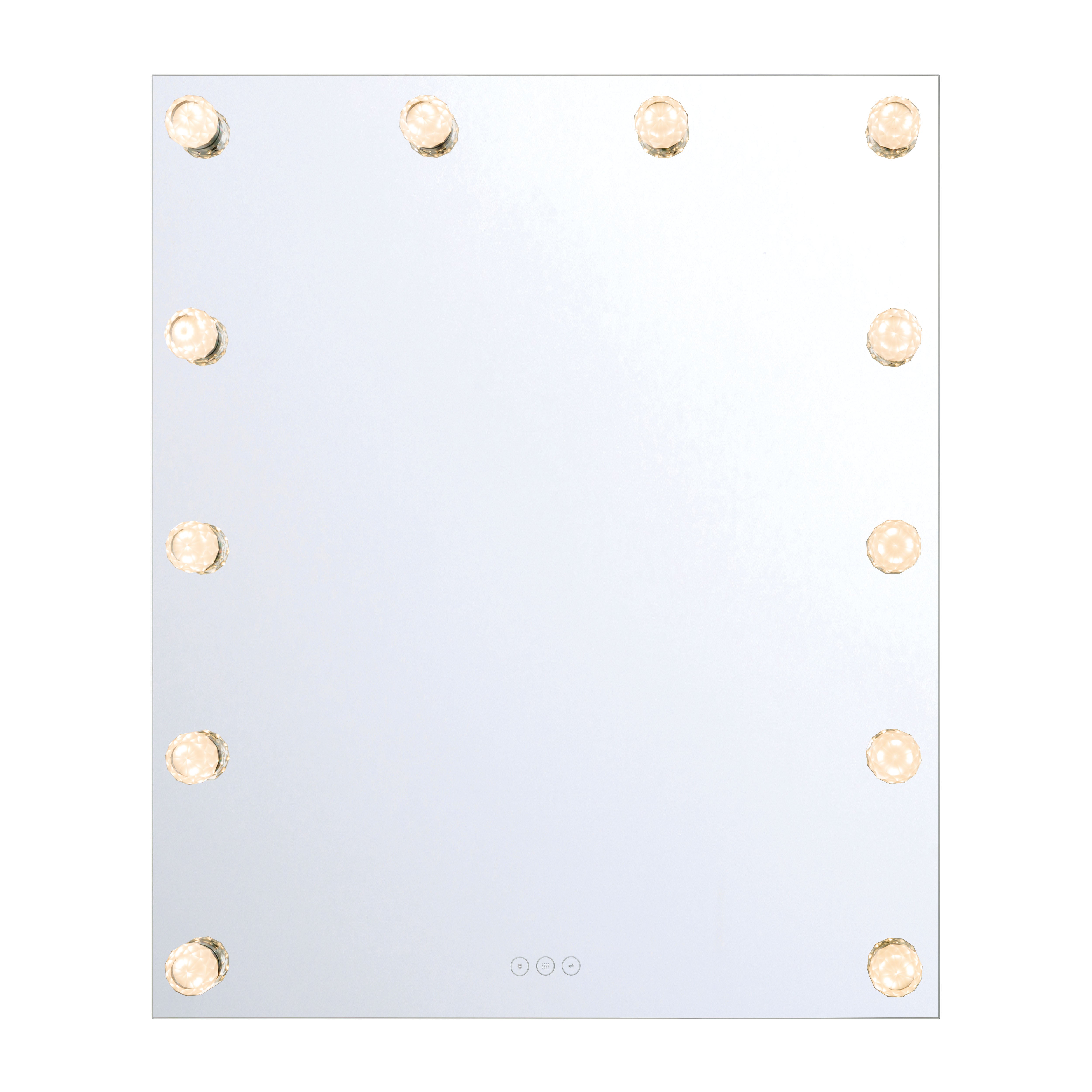 Starlight LED Mirror - Cut Crystal / 30"W x 36"H - Golden Lighting