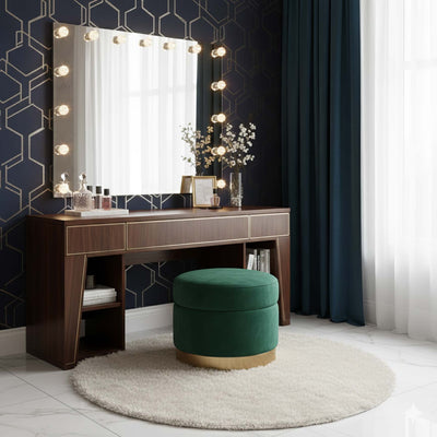 Starlight LED 48in Mirror with Clear Acrylic Globe Diffusers
