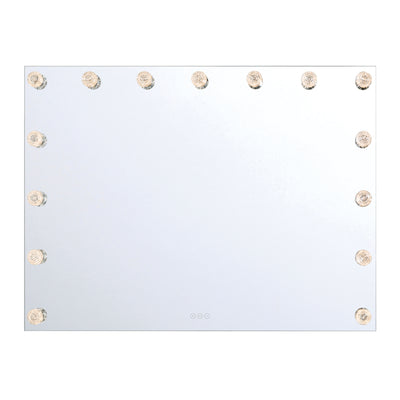 Starlight LED 48in Mirror with Glass Rose Diffusers