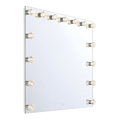 Starlight LED 48in Mirror with Glass Rose Diffusers