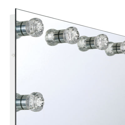 Starlight LED 30in Mirror with Glass Rose Diffusers