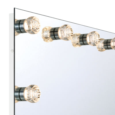 Starlight LED 30in Mirror with Glass Rose Diffusers