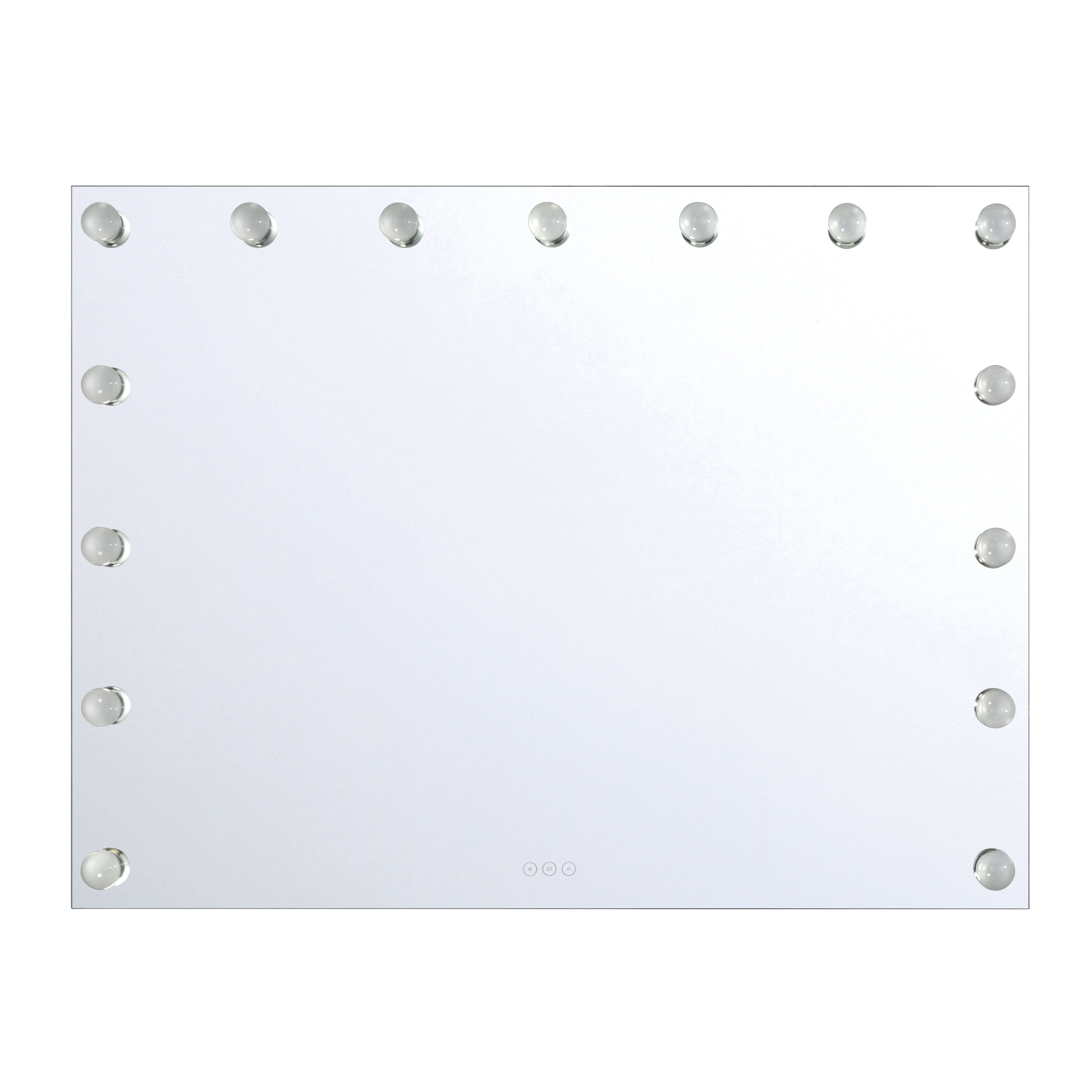 Starlight LED 48in Mirror with Cut Crystal Ball Diffusers