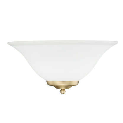 Bella 1-light Wall Sconce in Brushed Champagne Brass