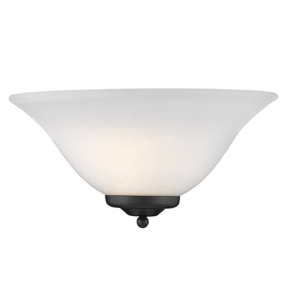 Bella 1-light Wall Sconce in Matte Black, alternate view - Golden Lighting