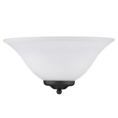 Bella 1-light Wall Sconce in Matte Black - Golden Lighting