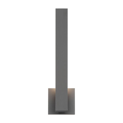 Golden Lighting Enso Integrated LED 18" Outdoor Wall in Smooth Grey - - Golden Lighting