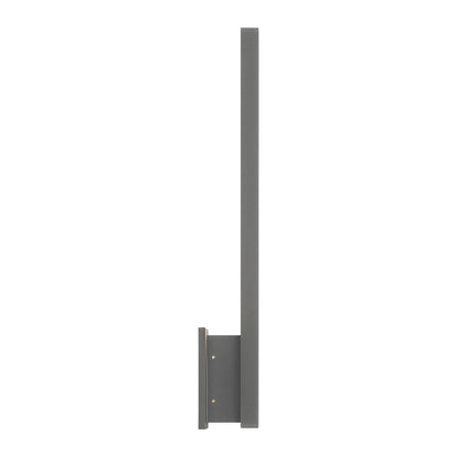 Golden Lighting Enso Integrated LED 18" Outdoor Wall in Smooth Grey - - Golden Lighting