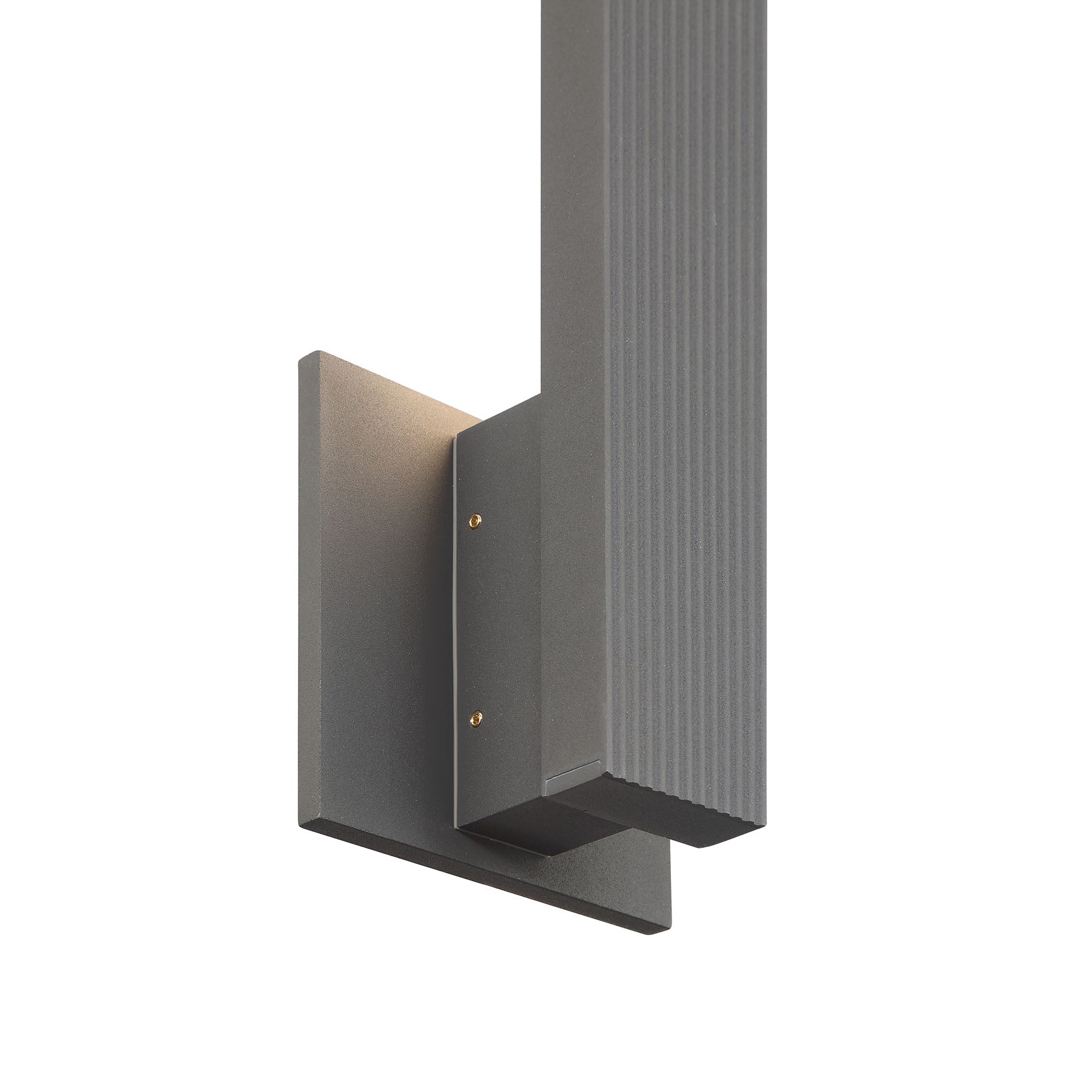Golden Lighting Enso Integrated LED 18" Outdoor Wall in Smooth Grey - - Golden Lighting