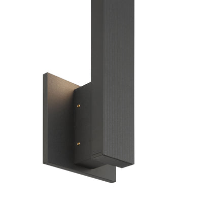 Golden Lighting Enso Integrated LED 18" Outdoor Wall in Textured Black - - Golden Lighting