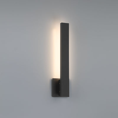 Golden Lighting Enso Integrated LED 18" Outdoor Wall in Textured Black - - Golden Lighting