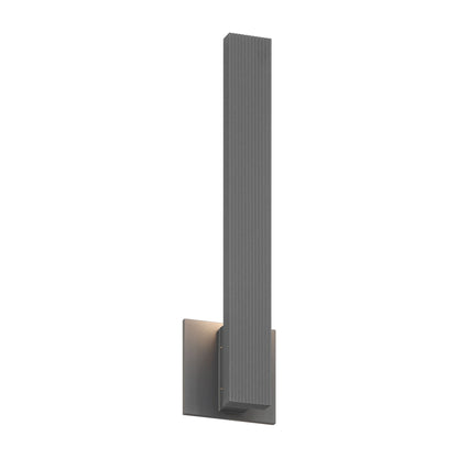 Golden Lighting Enso Integrated LED 18" Outdoor Wall in Smooth Grey