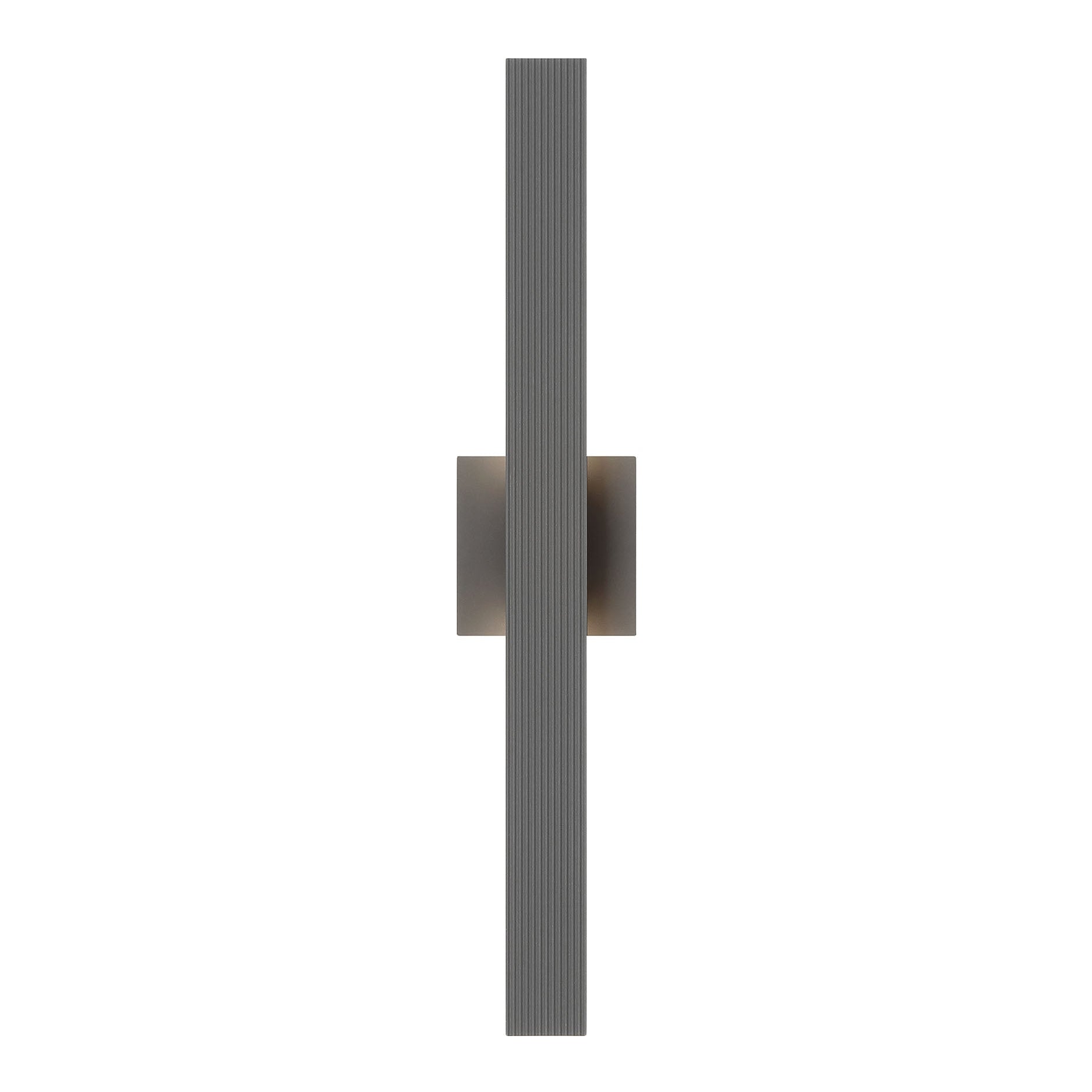 Golden Lighting Enso Integrated LED 24" Outdoor Wall in Smooth Grey - - Golden Lighting