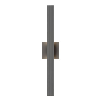 Golden Lighting Enso Integrated LED 24" Outdoor Wall in Smooth Grey - - Golden Lighting