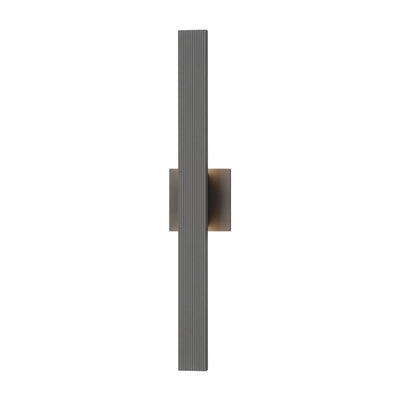 Golden Lighting Enso Integrated LED 24" Outdoor Wall in Smooth Grey - - Golden Lighting