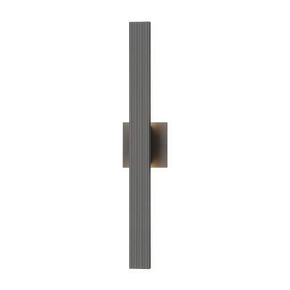 Golden Lighting Enso Integrated LED 24" Outdoor Wall in Smooth Grey - - Golden Lighting
