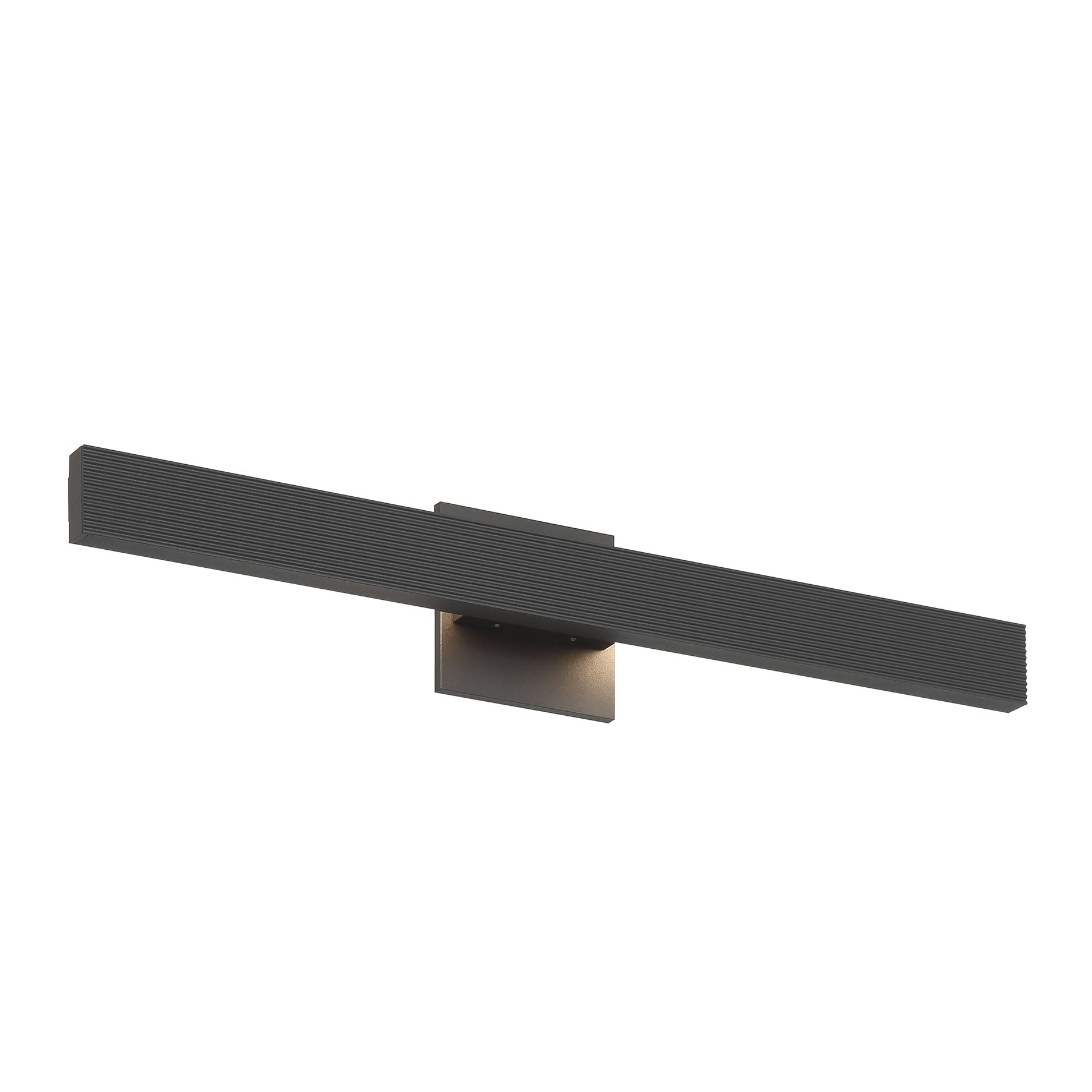 Golden Lighting Enso Integrated LED 24" Outdoor Wall in Textured Black - - Golden Lighting