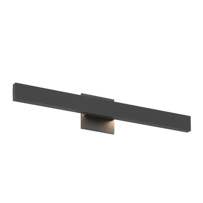 Golden Lighting Enso Integrated LED 24" Outdoor Wall in Textured Black - - Golden Lighting