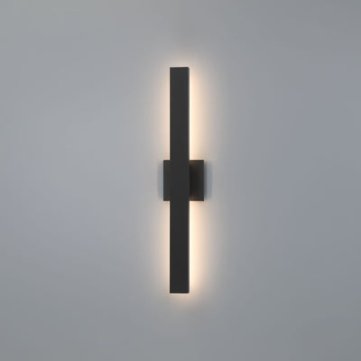 Golden Lighting Enso Integrated LED 24" Outdoor Wall in Textured Black - - Golden Lighting