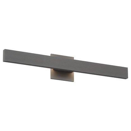 Golden Lighting Enso Integrated LED 24" Outdoor Wall in Smooth Grey - - Golden Lighting