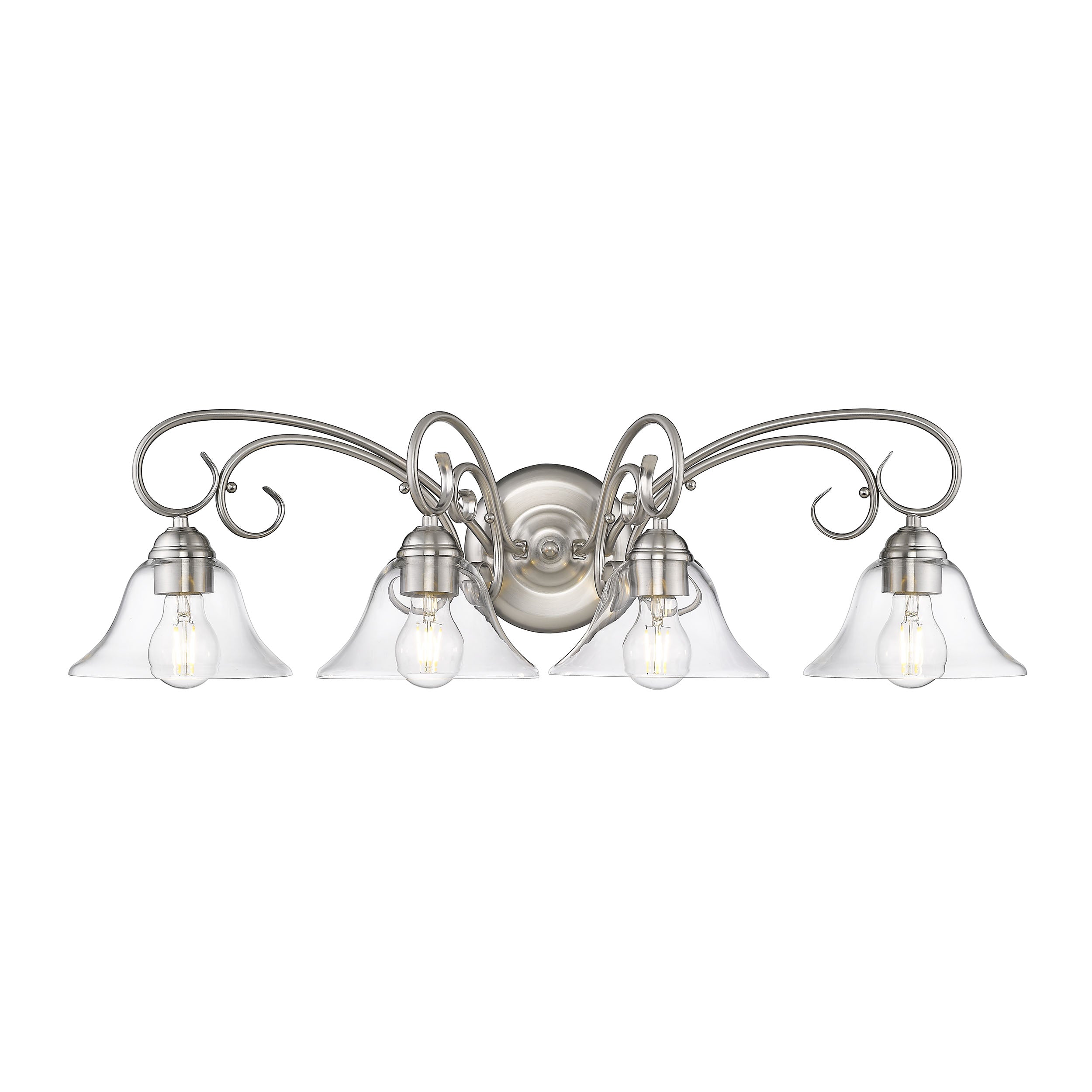 Homestead 4-light Vanity in Pewter