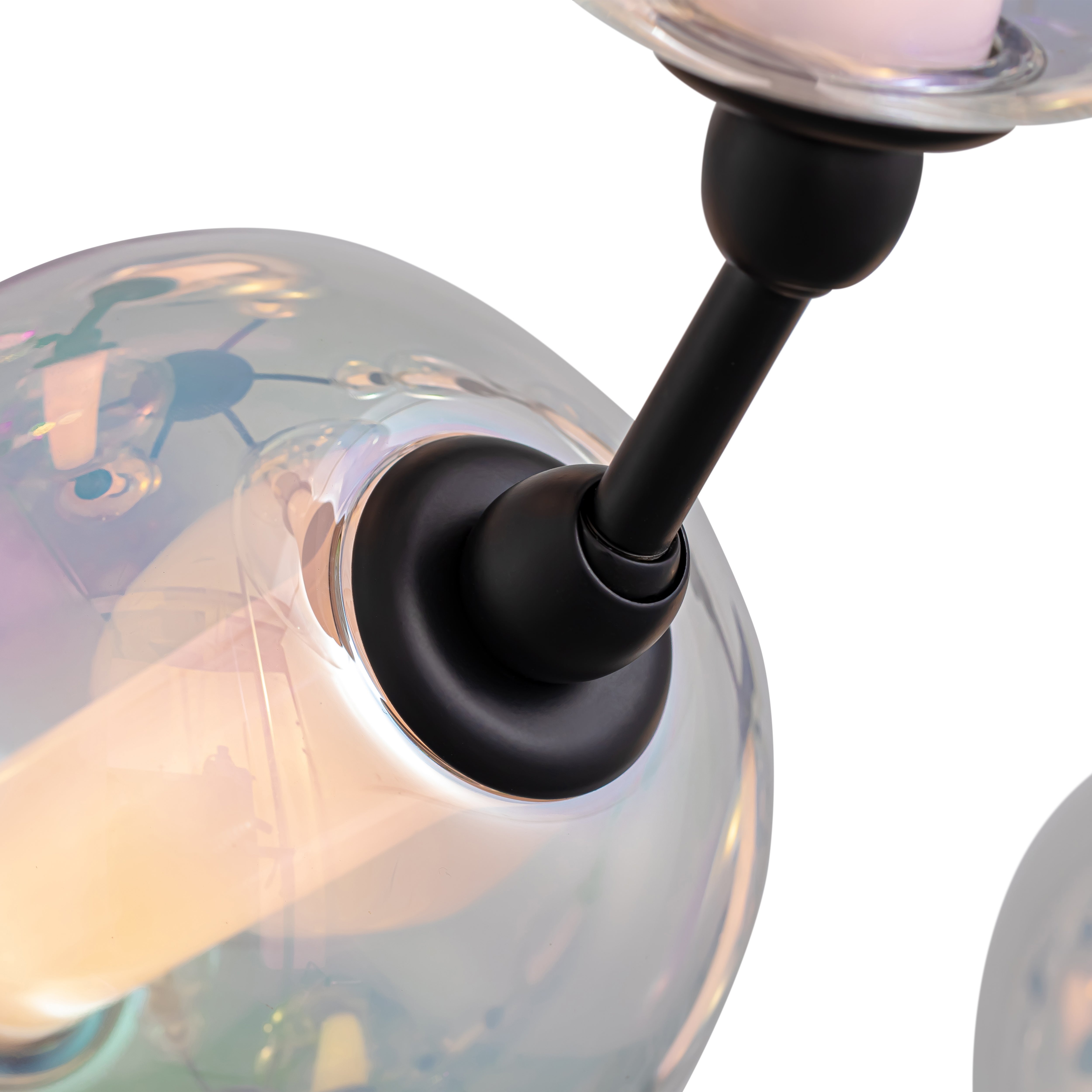 Golden Lighting Pearla Integrated LED 35in Pendant in Matte Black - - Golden Lighting