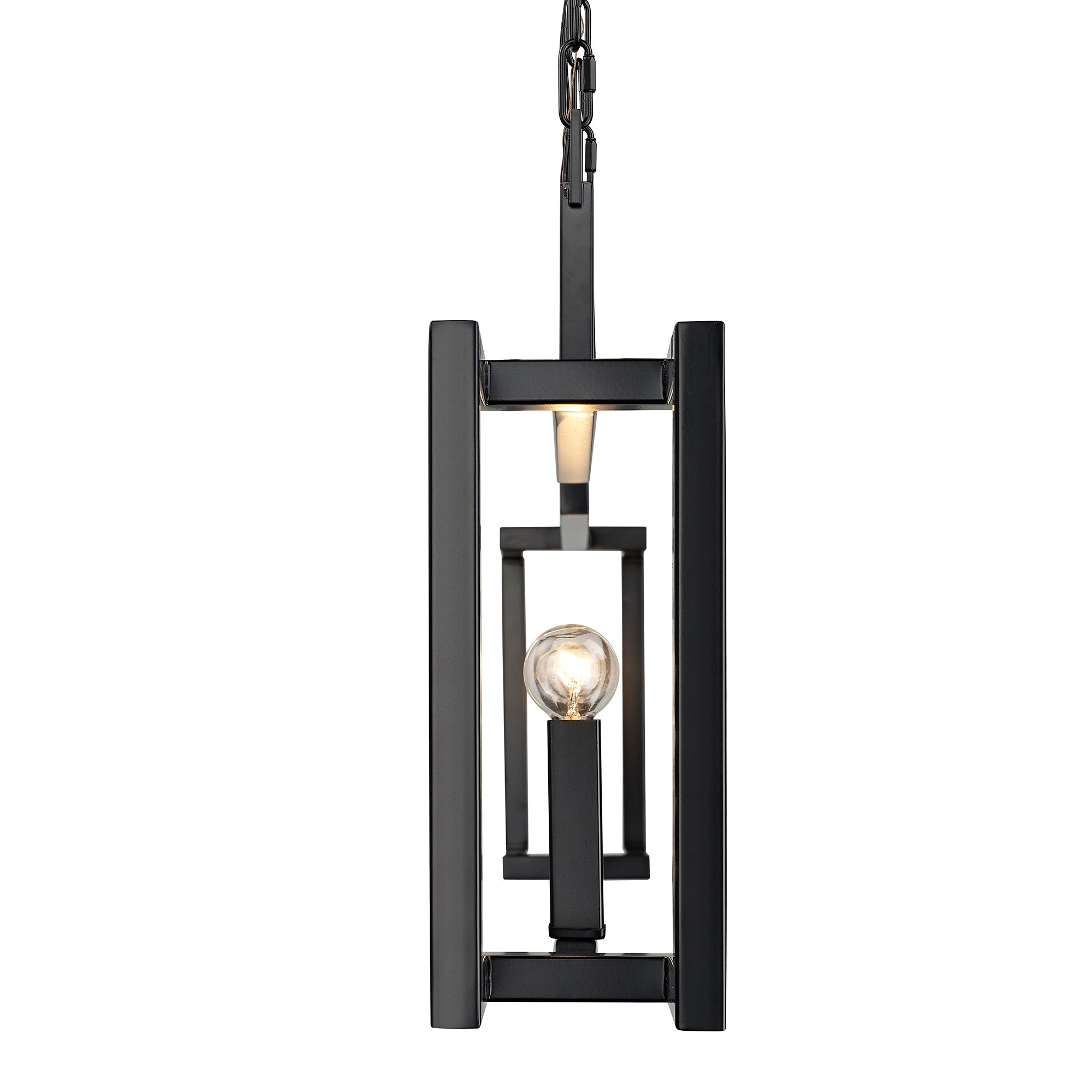Golden Lighting Kinsington 5-light Island Light in Matte Black - - Golden Lighting