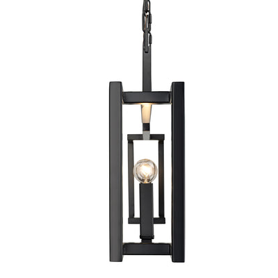 Golden Lighting Kinsington 5-light Island Light in Matte Black - - Golden Lighting