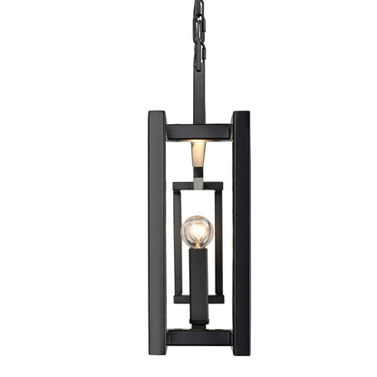 Golden Lighting Kinsington 5-light Island Light in Matte Black - - Golden Lighting