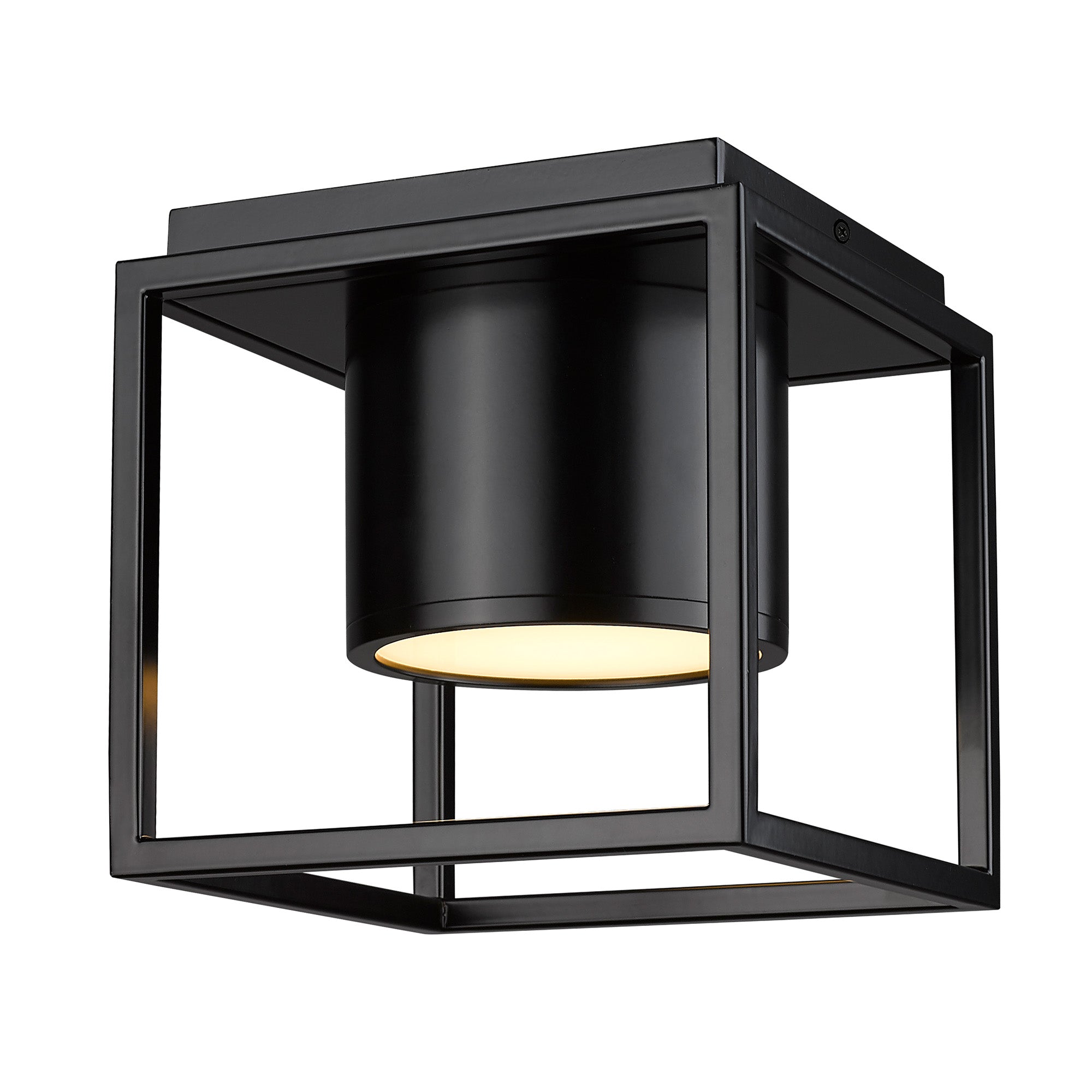Desmond Integrated LED Flush Mount in Matte Black