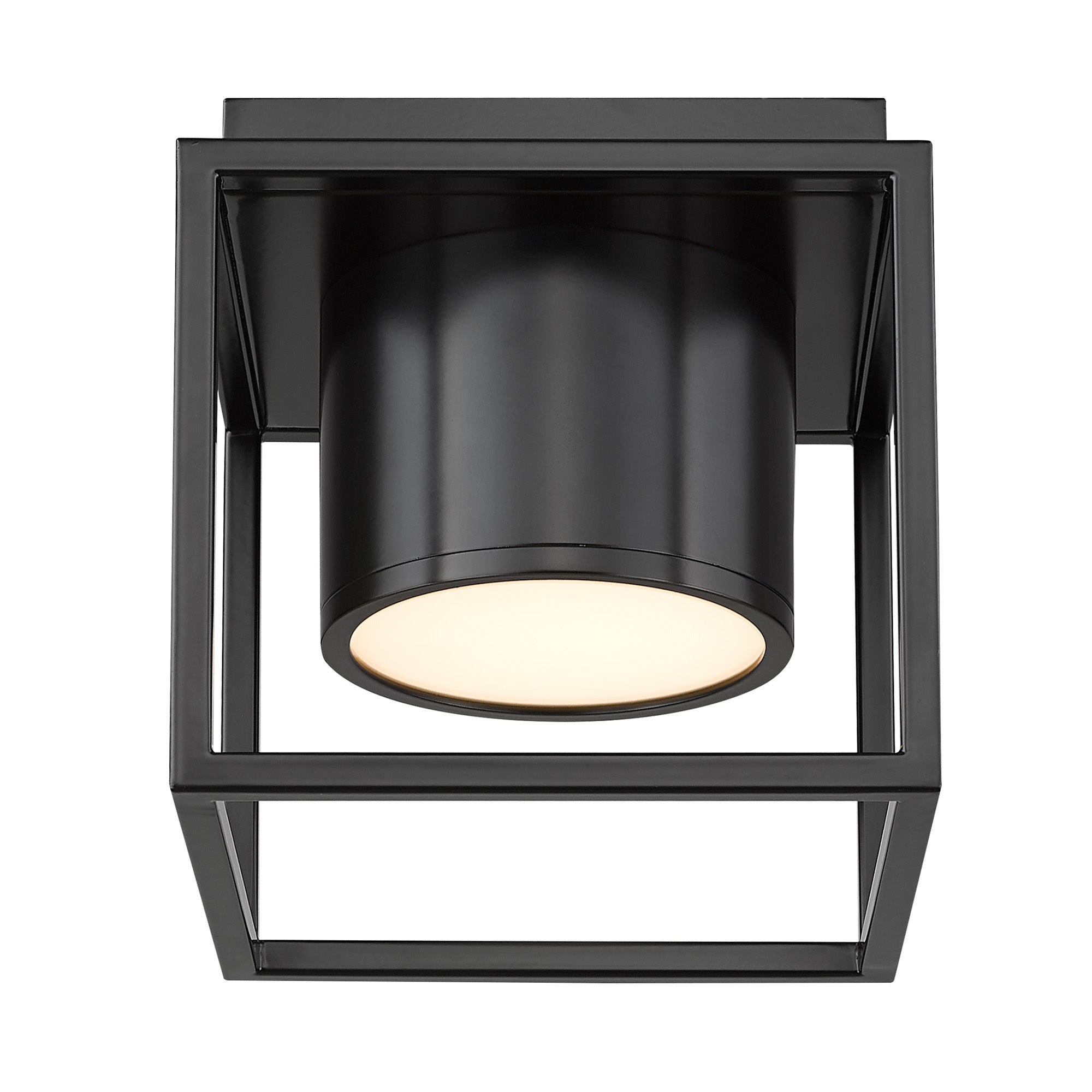 Desmond Integrated LED Flush Mount in Matte Black