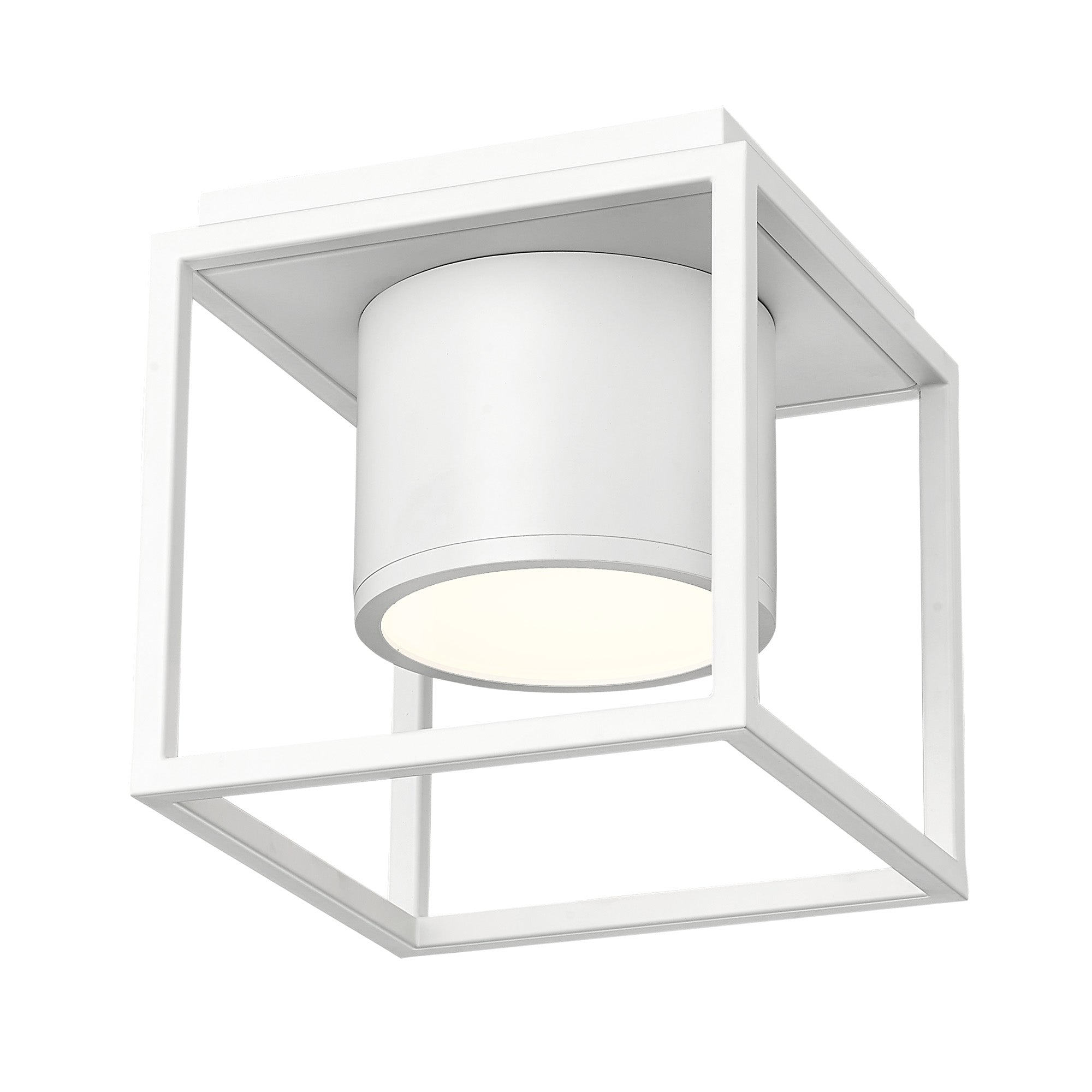 Desmond Integrated LED Flush Mount in Matte White