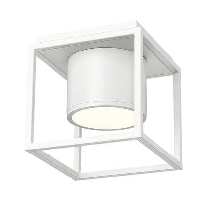 Desmond Integrated LED Flush Mount in Matte White