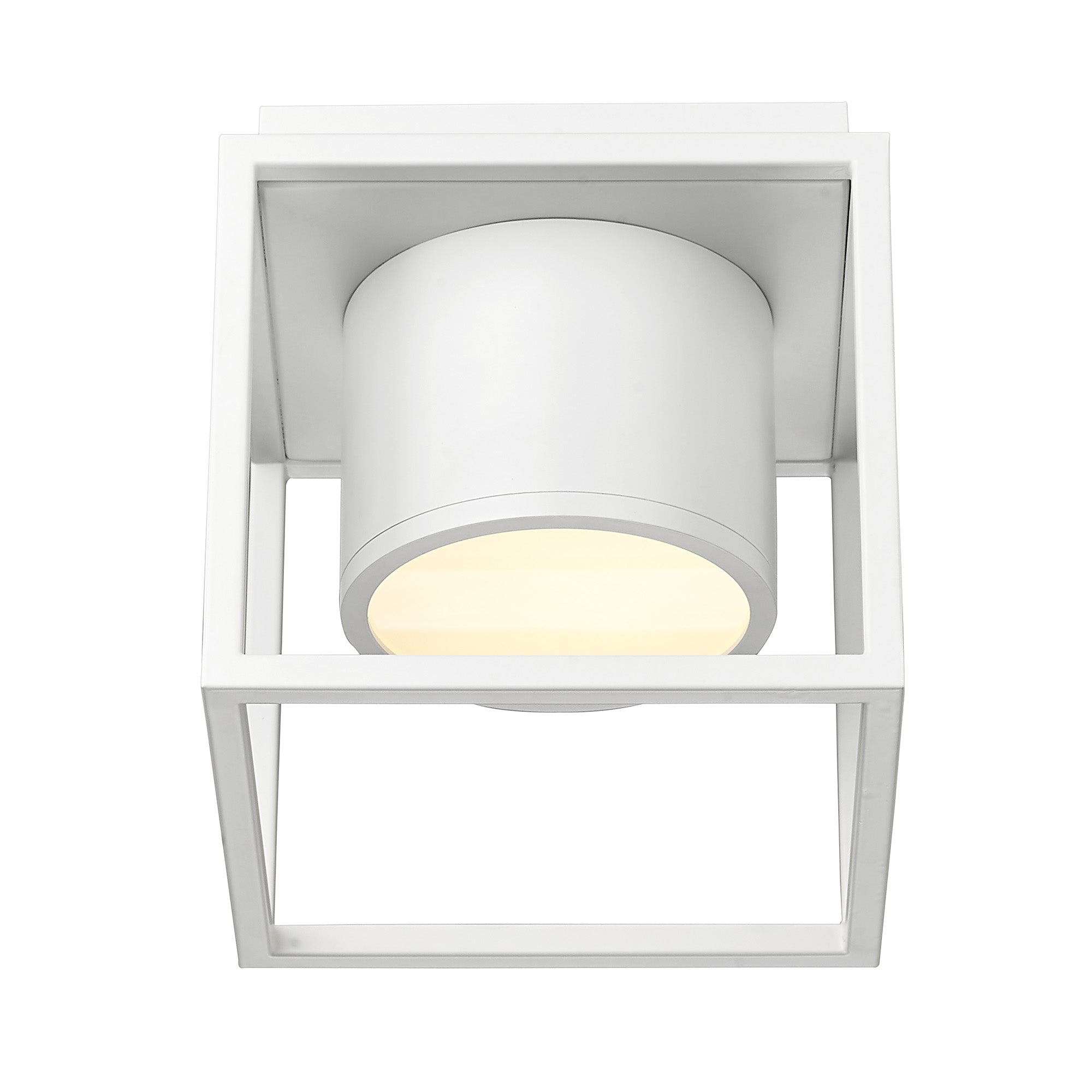 Desmond Integrated LED Flush Mount in Matte White