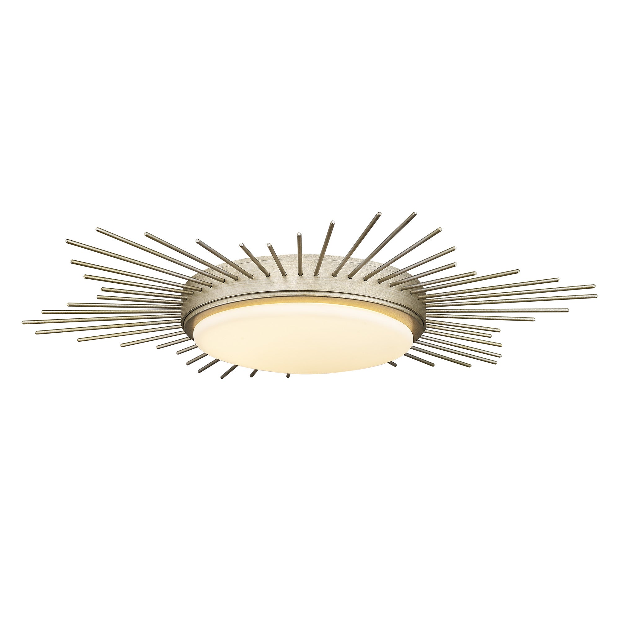 Kieran Integrated LED 18in Flush Mount in White Gold