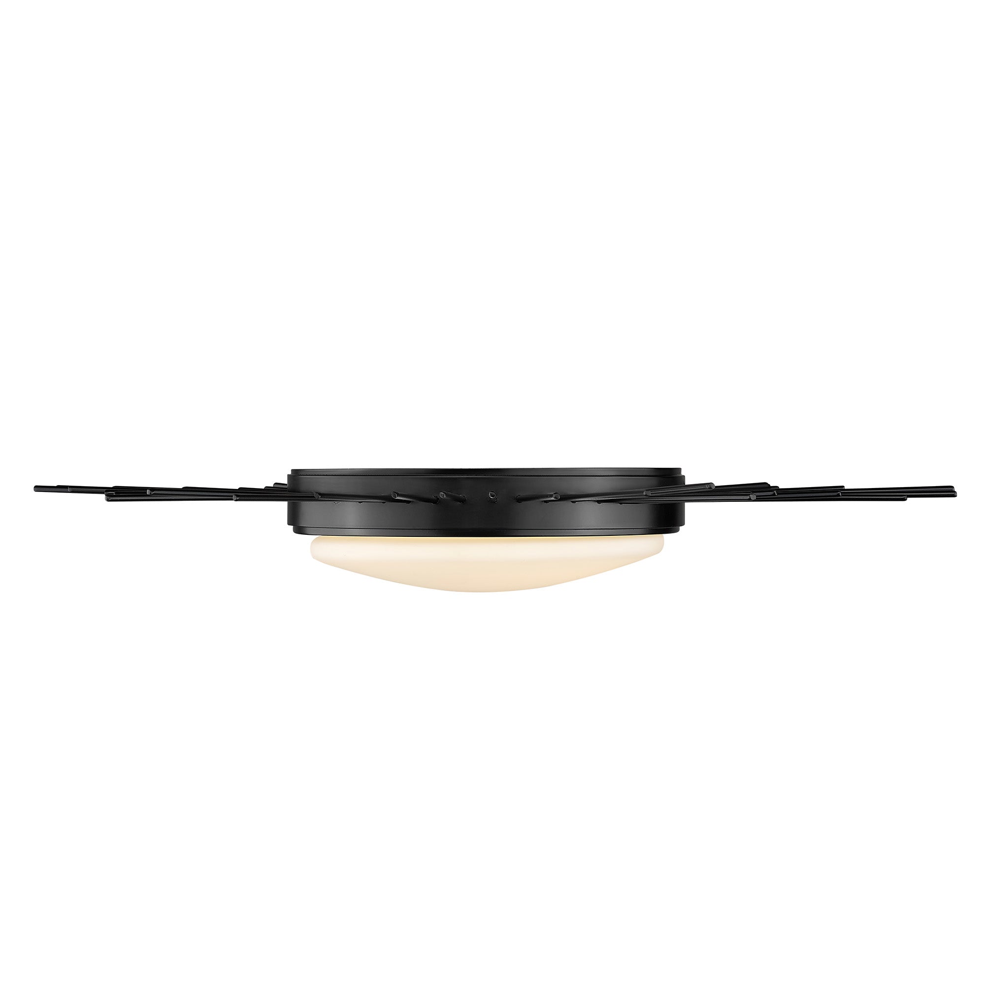 Wry Lighting Kieran Integrated LED 18in Flush Mount in Matte Black