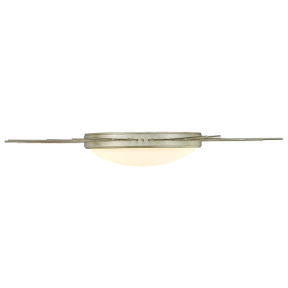 Kieran Integrated LED 24in Flush Mount in White Gold