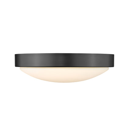 Golden Lighting Gabi Integrated LED 10in Flush Mount in Matte Black - - Golden Lighting