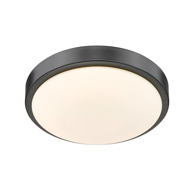 Golden Lighting Gabi Integrated LED 10in Flush Mount in Matte Black - - Golden Lighting