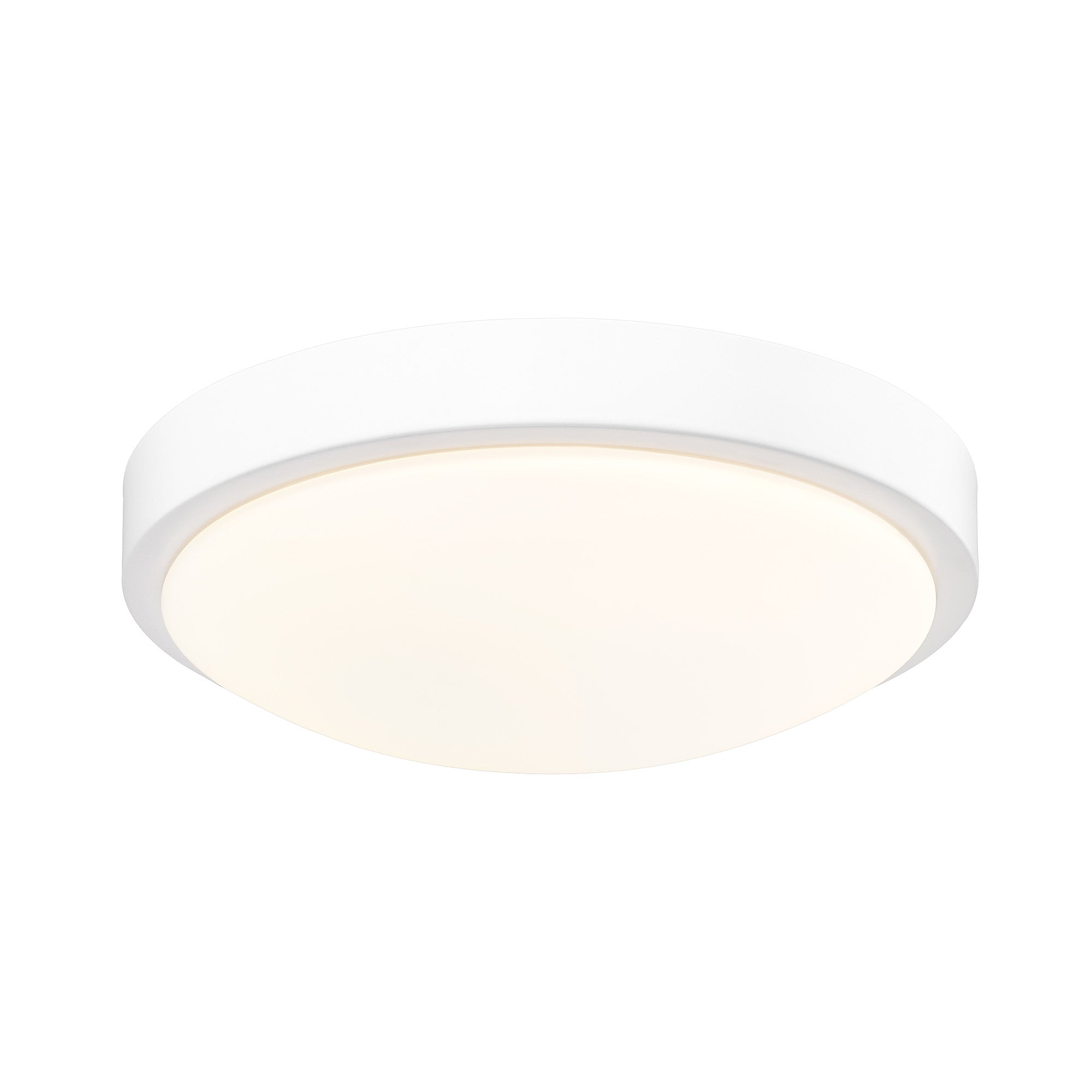 Golden Lighting Gabi Integrated LED 10in Flush Mount in Matte White - - Golden Lighting