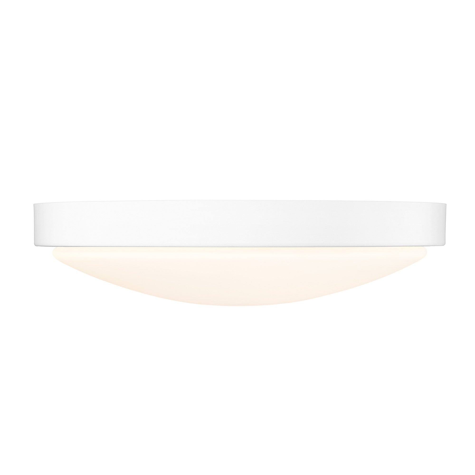 Golden Lighting Gabi Integrated LED 12in Flush Mount in Matte White - - Golden Lighting