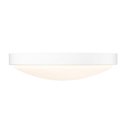 Golden Lighting Gabi Integrated LED 12in Flush Mount in Matte White - - Golden Lighting