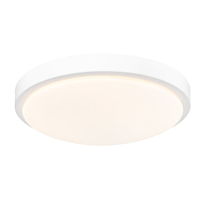 Golden Lighting Gabi Integrated LED 12in Flush Mount in Matte White - - Golden Lighting