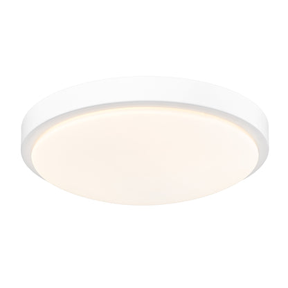 Golden Lighting Gabi Integrated LED 12in Flush Mount in Matte White - - Golden Lighting