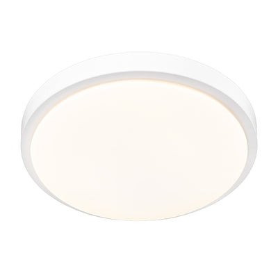 Golden Lighting Gabi Integrated LED 12in Flush Mount in Matte White - - Golden Lighting